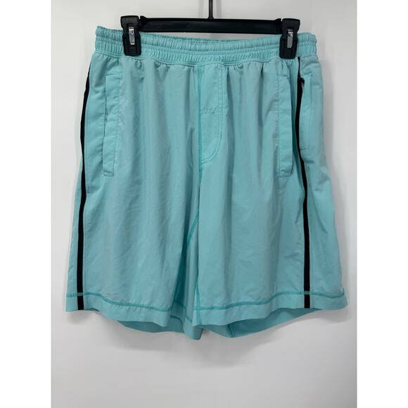 Lululemon Pace Breaker Lined Activewear 9" Inseam Shorts Ocean Blue Mens Size L - Picture 1 of 7